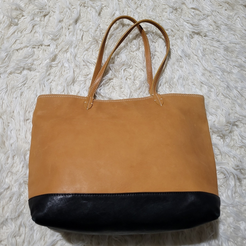 GILLI ViadellaSpigas Leather Tote Bag with Animal Print - Made in Italy - Picture 10 of 16